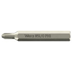 Wera 05058122001 851/0 Micro Bits Phillips Screws PH 1 x 30mm 4mm Hex Drive