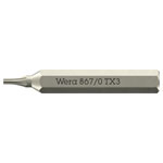 Wera 05058129001 867/0 Micro Bits TORX® Socket Screws TX 3 x 30mm