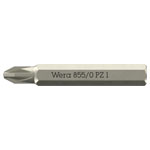 Wera 05058141001 855/0 Micro Bits Pozidriv Screws PZ 1 x 30mm 4mm Hex Drive
