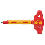 Wera 05005121001 410 i VDE A RA VDE-Insulated T-Handle With Ratchet 1/4" Sockets