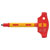 Wera 05005121001 410 i VDE A RA VDE-Insulated T-Handle With Ratchet 1/4 Sockets