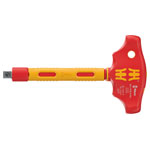 Wera 05005122001 410 i VDE B RA VDE-Insulated T-Handle With Ratchet 3/8" Sockets