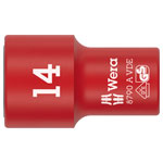 Wera 05005940001 8790 A VDE Zyklop Socket insulated With 1/4" Drive 14 x 41mm