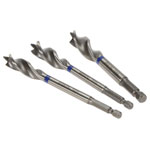 IRWIN 10507720 Blue Groove Power Bit Set (14, 16, 18mm)