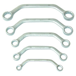 Rolson Obstruction Ring Spanner Set 5-Piece