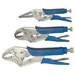 Draper Expert 88293 3 Piece Soft Grip Self Grip Pliers Set