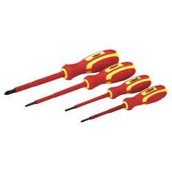 Rolson 28730 4pc VDE Screwdriver Set