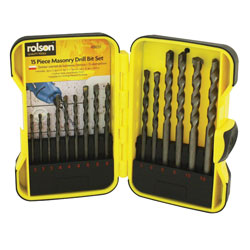 Rolson 48655 15pc Masonry Drill Set