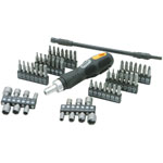 Rolson 28428 58pc Screwdriver & Bit Set