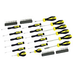 Rolson 28882 58pc Screwdriver & Bit Set