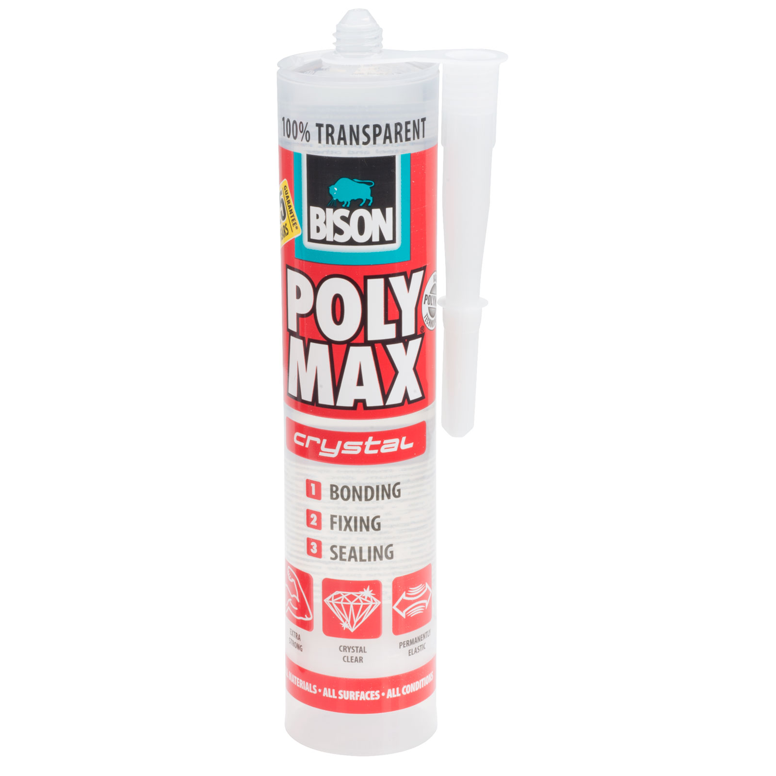 Bison 6308546 Poly Max Express Crystal 300g | Rapid Online