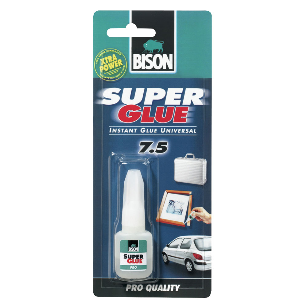 Bison Super Glue - Superglue 2x2g - Extra forte