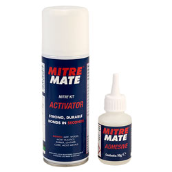 Mitre Mate 506999ZZ20 Classic Kit - 50g Adhesive & 200ml Activator