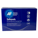 AF SPA100 Safe Pads - Isopropanol Cleaning Pads - Single