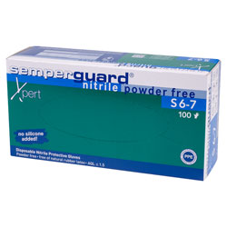 Semperguard G816780633 Industrial Nitrile Glove Powder Free-Non Sterile-S (100)