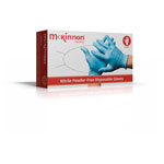 McKinnon MG100M Medical Medium Blue Nitrile Powder-Free Examination Gloves Bx100