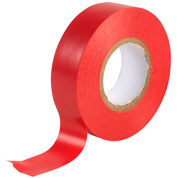 Red PVC Electrical Insulation Tape 20m x 19mm