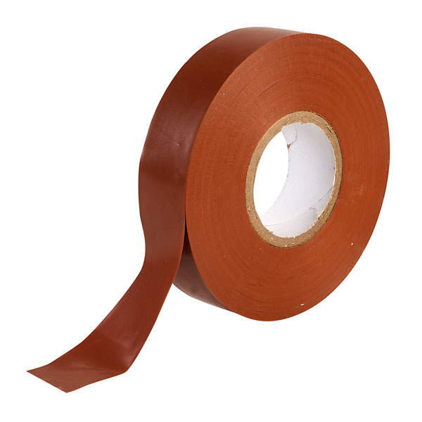 Ultratape Brown PVC Electrical Insulating Tape 19mm x 33m