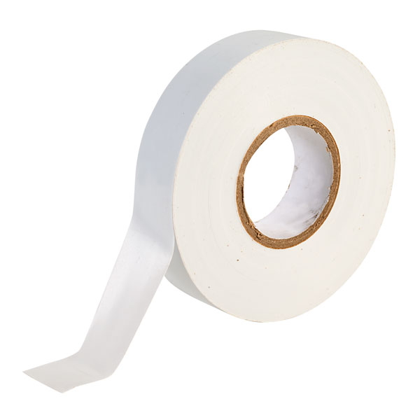 Ultratape White PVC Electrical Insulating Tape 19mm x 33m