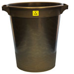 Bondline WBINH ESD Waste Bin With Handles 12L ⌀280mm x 310mm