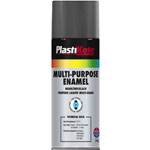 PlastiKote 60108 Multi-purpose Enamel Spray Paint 400ml - Grey Primer