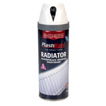 PlastiKote 26100 Twist & Spray Radiator Gloss White 400ml