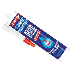 Evo-Stik 30812823 1 Hour Shower Sealant 310ml - White