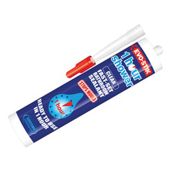 Evo-Stik 30812827 1 Hour Shower Sealant 310ml - Clear