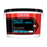 Evo-Stik 30811580 Mould Resistant Wall Tile Adhesive & Grout 1 Litre