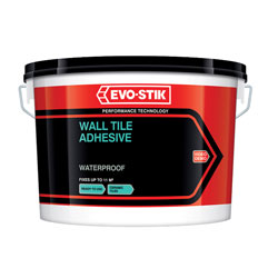 Evo-Stik 30811582 Waterproof Wall Tile Adhesive 1 Litre