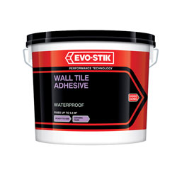 Evo-Stik 30812631 Waterproof Wall Tile Adhesive 2.5 Litre