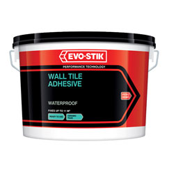 Evo-Stik 30812633 Waterproof Wall Tile Adhesive 10 Litre