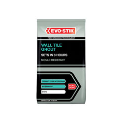 Evo-Stik 30812722 Tile A Wall Fast Set Grout White 500g