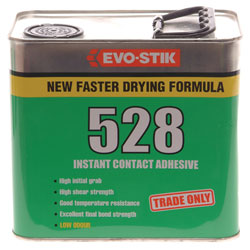 Evo-Stik 30813330 528 Instant Contact Adhesive 2.5 Litre