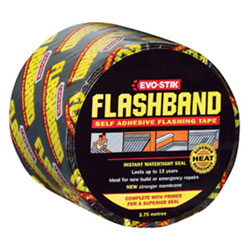 Evo-Stik 30812180 Flashband & Primer 75mm x 3.75m