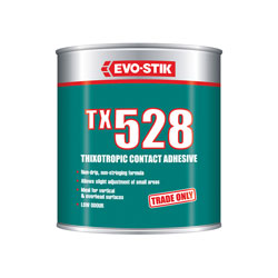 Evo-Stik 30603375 TX528 Thixotropic Contact Adhesive 1 Litre