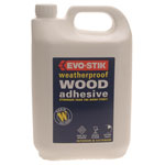 Evo-Stik 718418 Resin W Weatherproof Exterior Wood Adhesive 5litre