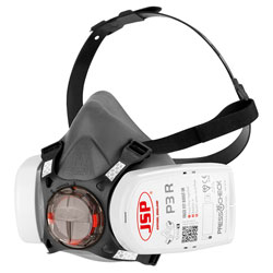 JSP BHT0A3-0L5-N00 Force™ 8 Half Mask Respirator with Press To Check P3 Filters