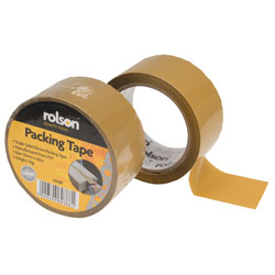 Rolson 60388 Brown Parcel Tape 50mm