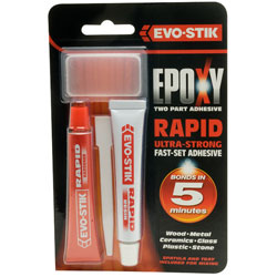 Evo-Stik 30613667 Rapid Set Tube 2 x 15ml