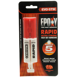 Evo-Stik 30613670 Rapid Set Syringe 25ml