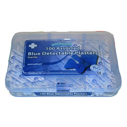 Assorted Plasters (100) Box Blue