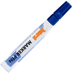 Ambersil 20368-AA Paint Marker Pen Blue 3mm Nib