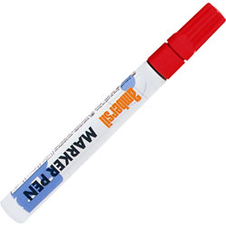 Ambersil 20387-AA Paint Marker Pen Red 3mm Nib