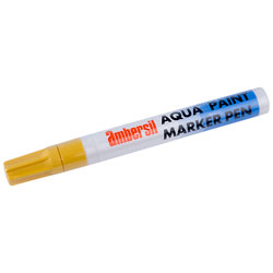 Ambersil 32497-AA Aqua Paint Marker Pen 4mm - Yellow