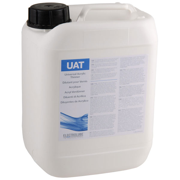 Click to view product details and reviews for Electrolube Uat05l Universal Acrylic Conformal Coating Thinners 5l.