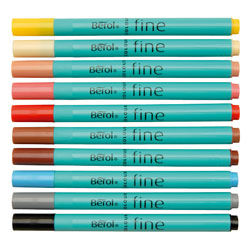 Berol Colourfine Portrait Pens Pack 12