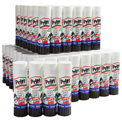 Pritt 1617862 Glue Sticks 43g Pack of 200 + 8 Free