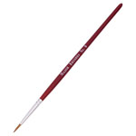 Major Brushes Pure Sable Brush, Pack 10 - Size 0