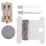 Light Stitches Conductive Thread Kit Red LEDs